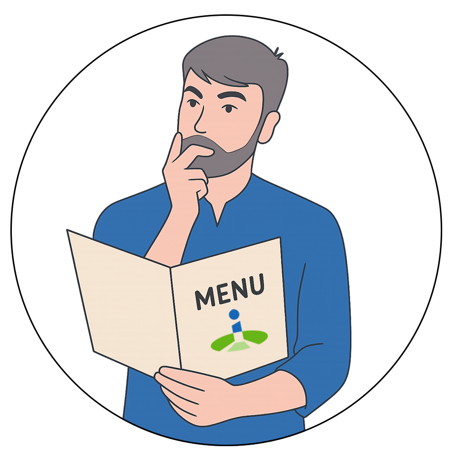 Menu Kaart i-Reserve